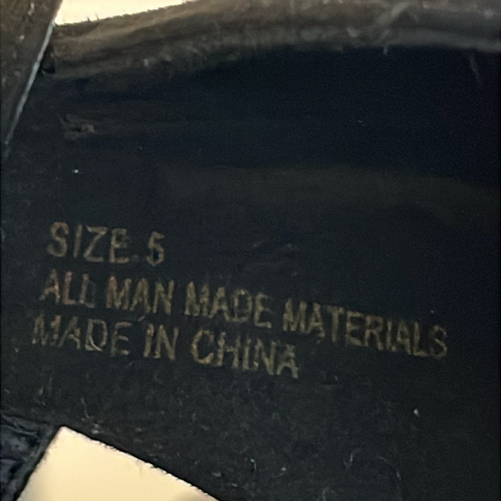 LULUS Ellarose Black Suede Ankle Strap Chunky Heels Size 5 NEW - Picture 13 of 15